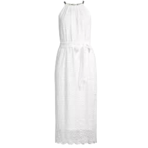 LILLY PULITZER White Lace Midi Dress M | Bridal Shower Rehearsal Dinner NWT - Picture 1 of 12